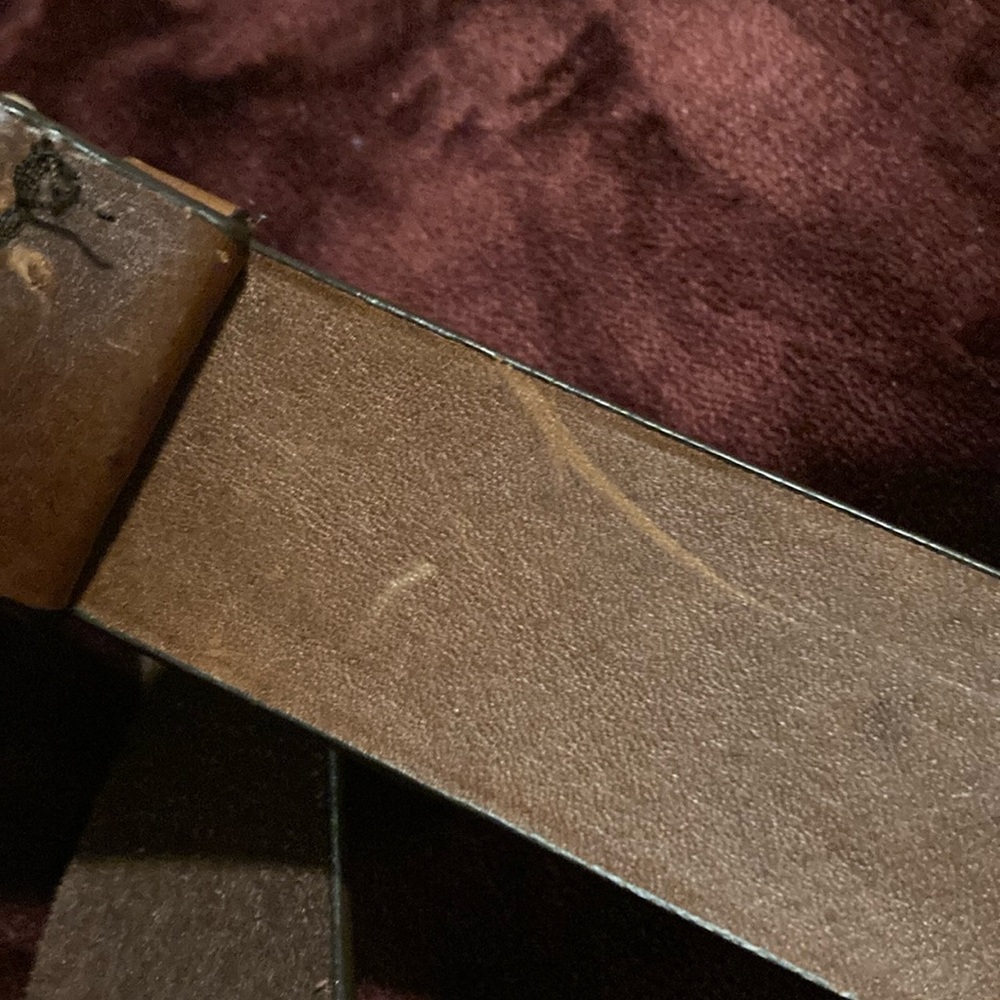 Chico’s Brown Leather Adjustable Belt - Picture 10 of 13